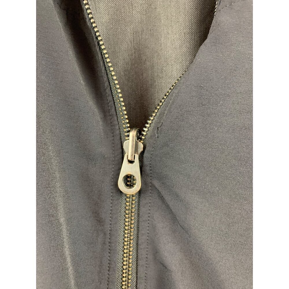 Reversible Mens Bomber Jacket With Zip Closure & Ribbed Collar - Picture 3 of 4
